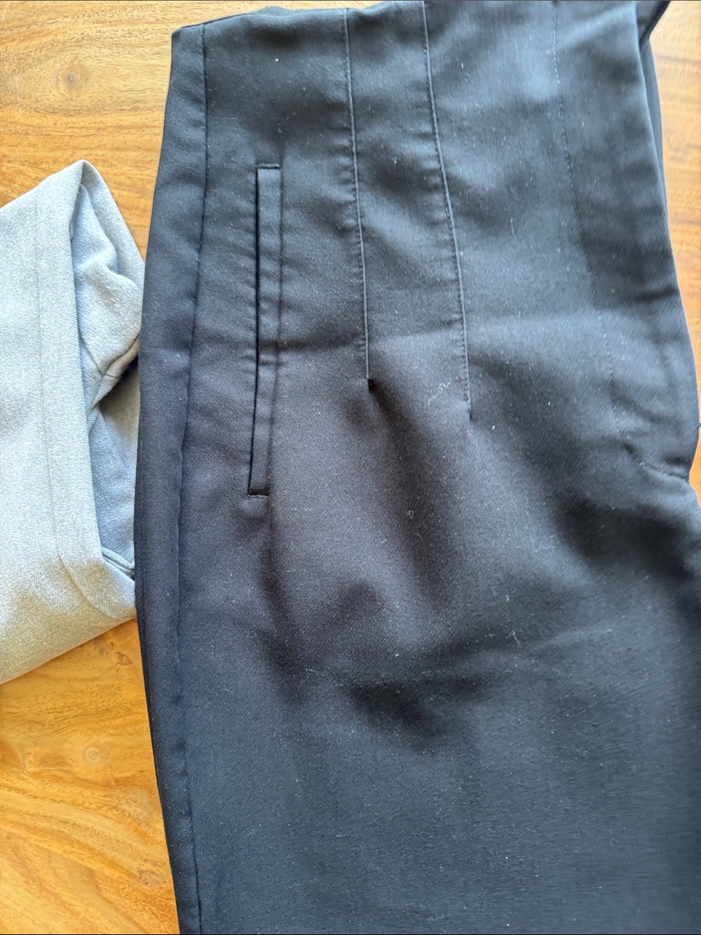 Bundle: Zara high waisted trousers black, navy, ecru, grey - Picture 4 of 7